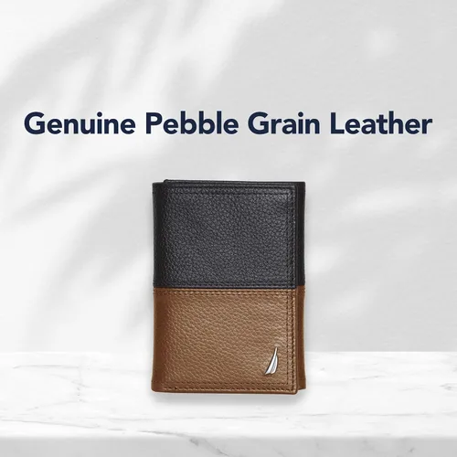 Vista 3 de Nautica Classic J-Class Leather Bifold Wallet