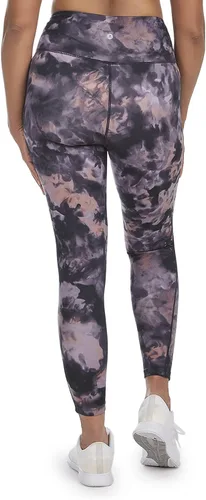 Vista 3 de Danskin Leggings estampados de teñido hielo 78 para mujer
