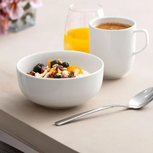 Vista 5 de Villeroy & Boch Afina - Tazón de arroz de porcelana premium, fabricado