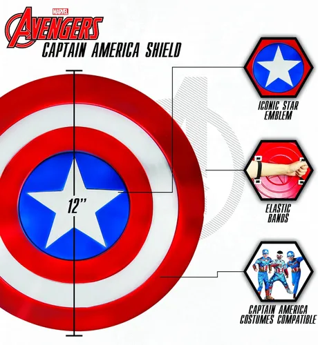 Vista 2 de Kid's Captain America 12" Shield