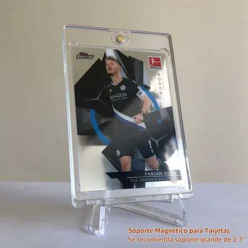 Vista 4 de LRANFOW Soporte de tarjetas de acrílico grueso, soporte para mini caballete, soportes para tarjetas deportivas, soporte de tarjetas graduadas
