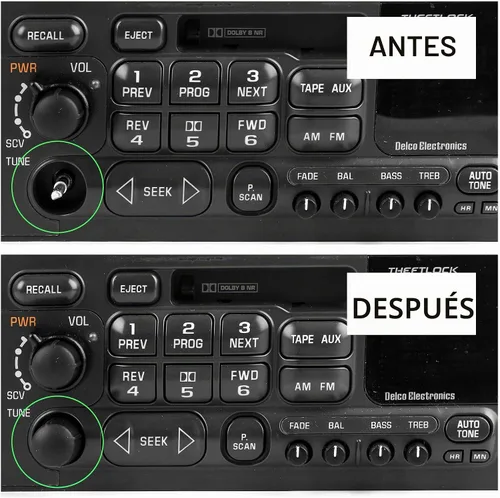 Vista 7 de BASIKER Perillas estéreo de control de volumen de radio para vehículos GM seleccionados