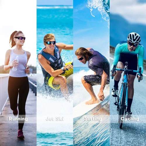 Vista 6 de BEACOOL Polarized Sports Sunglasses for Men Women Youth Baseball Fishing Cycling Running Golf Motorcycle Tac Glasses UV400