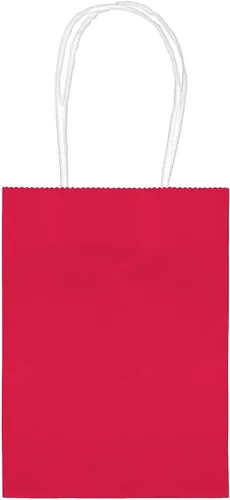 Vista 10 de Kiwi - Bolsas de papel kraft verde para fiestas, 5 pulgadas, 1 unidad, perfectas para eventos temáticos de colores y regalos