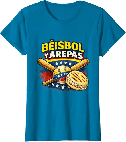 Vista 114 de Camiseta Beisbol y Arepas Venezuelas Baseball Pride Team 2026