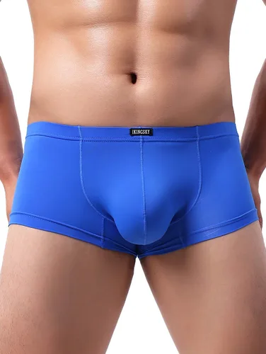 Vista 6 de IKINGSKY Calzoncillos tipo bóxer Bluge U-Hance Pouch para hombre, ropa interior elástica