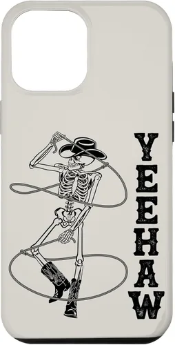 Vista 26 de Western Cowboy Skeleton Yeehaw Rodeo Southern Country Music Case for iPhone 17