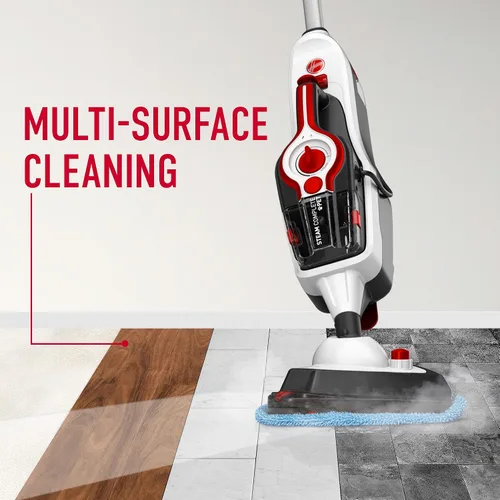 Vista 4 de Hoover Steam Complete - Trapeador de vapor para mascotas, máquina limpiadora de suelos duros, máquina limpiadora multiusos 10 en 1, vaporizador