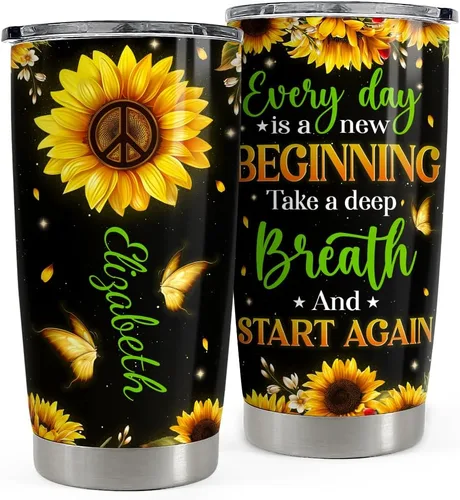 Vista 21 de SANDJEST Vaso personalizado de gato negro con texto en inglés «Just A Girls Who Loves Cat», vasos de 20 onzas y 30 onzas con tapa, regalo