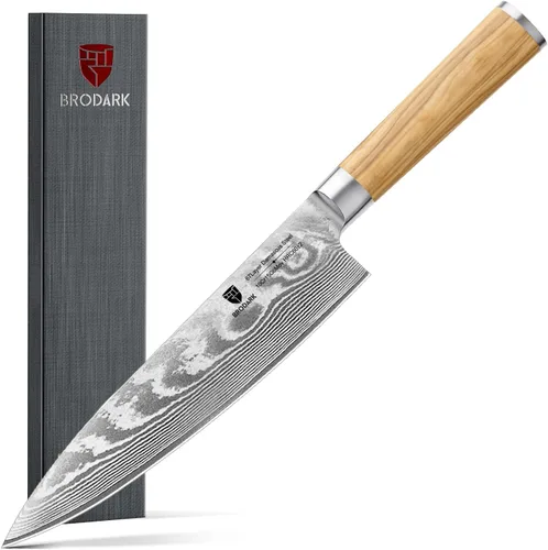 Vista 8 de Cuchillo de pelar de Damasco de 5.5 pulgadas: cuchillo profesional japonés con mango de madera de olivo, cuchillo para tallar frutas ultra afilado