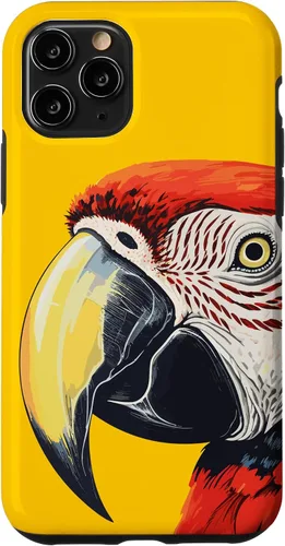 Vista 29 de Funda para iPhone 16 con diseño de guacamayo pájaro