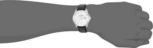 Vista 6 de Bulova Men's Classic 6 Hand Power Reserve Leather Strap Watch