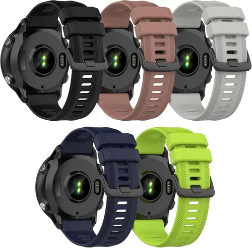 Vista 8 de Correa para Garmin Forerunner 955, banda de repuesto de silicona suave para Garmin Forerunner 955 Solar