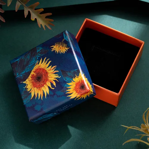 Vista 6 de Aretes de flores prensadas reales para mujer, hechos a mano, diseño bohemio, elegante, joyería floral única, regalo lindo y pensado para Navidad