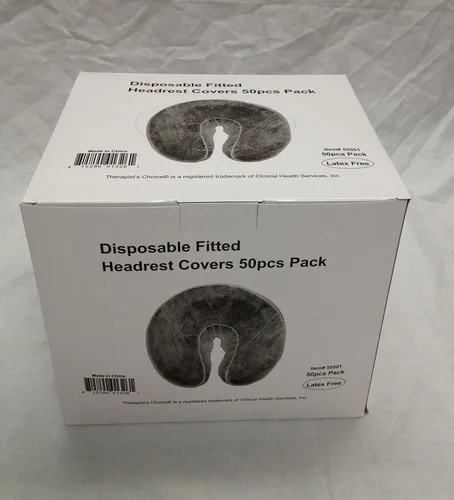 Vista 3 de Therapist's Choice® Fundas desechables para el resto de la cara, (50 piezas por caja), Color: BLANCO