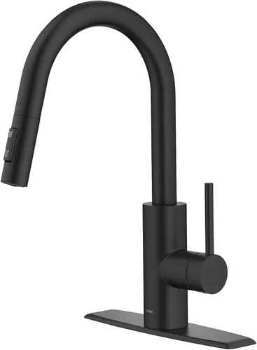 Vista 31 de KRAUS Oletto - Grifo de barra de cocina de un solo mango con ensamble de montaje superior QuickDock en latón cepillado, KPF-2600BB