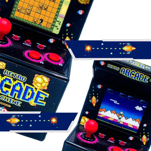 Vista 2 de Mad Monkey - Consola de juegos Retro Arcade, Negro (2000013)