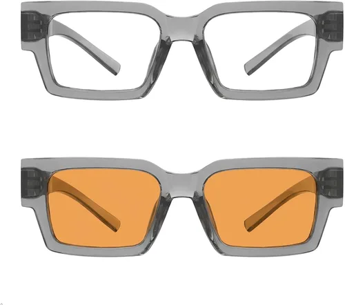 Vista 268 de Eyekepper Gafas de luz azul para hombre y mujer, paquete de 6 lentes Pilot Paquete de 6 color mezclado