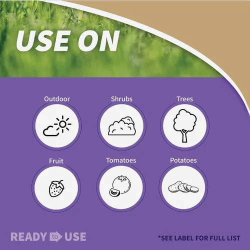 Vista 4 de Bonide Fungicida de Cobre, 1 lb. Aerosol o Polvo Listo para Usar para Jardinería Orgánica, Controla Enfermedades Comunes en Césped y Jardín
