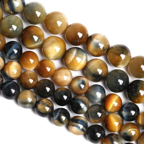 Vista 6 de 4MM 86 piezas Cuentas sueltas de piedra natural de amazonita calcedonia para hacer joyería DIY Pulsera Collar 1 hebra
