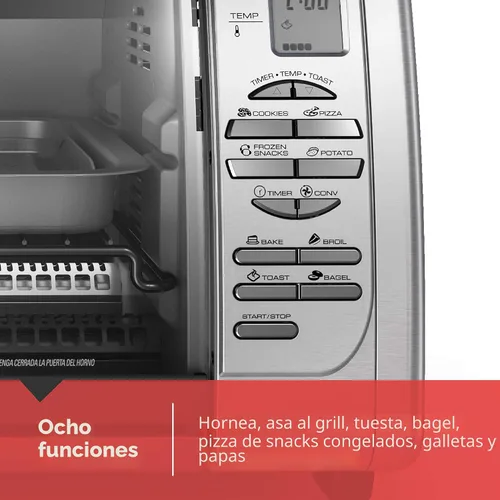 Vista 6 de Black & Decker Horno tostador , Posiciones de doble rack, N/A