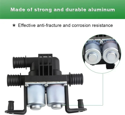 Vista 5 de JDMON Compatible con válvula de control de calentador BMW E60 E63 E64 E65 E66 525i 528i 535i 535i xDrive 535xi 545i 550i 645Ci 2004-2010 sustituye a