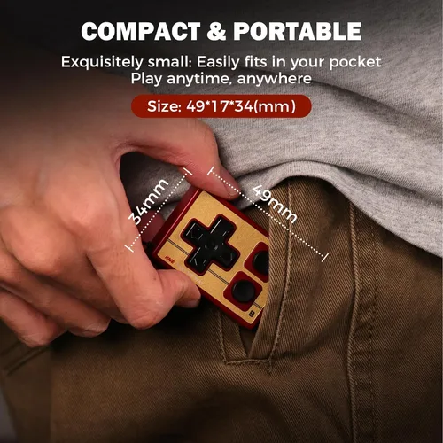 Vista 2 de IINE Mini Controller for iPhone/iPad/Android, Portable Wireless Controller for TikTok Scrolling, E-book Page Turning, Music Control, PPT Clicker