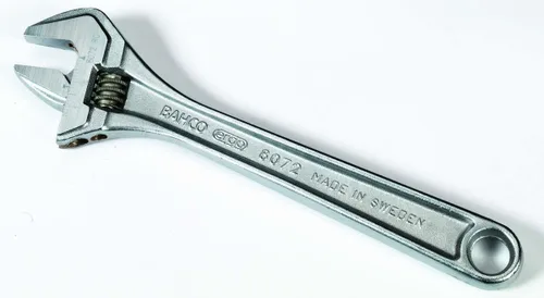 Vista 7 de Bahco 8071 RC US Llave ajustable, 8 pulgadas, cromada
