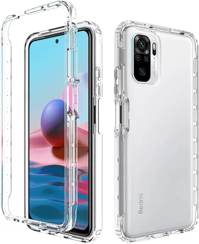 Vista 188 de Pzwoxukhov Funda para Xiaomi Poco M3 M2010J19CG M2010J19CI Caso, alta transparencia, color degradado, funda de absorción de impactos anticaída