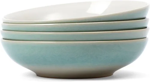 Vista 12 de famiware Tempus - Juego de 4 cuencos para pasta de 8.6'', cuencos de 40 oz para cocina, cuencos hondos de gres para servir, aptos para lavavajillas