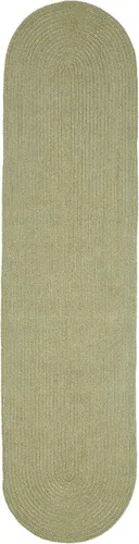 Vista 32 de BNM - Alfombra ovalada bohemia para interiores y exteriores con patrón trenzado sólido, perfecta para patio trasero, patio, oficina, sala de estar