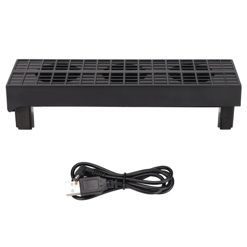 Vista 7 de Hilitand Ventilador de enfriamiento automático para PS4 Slim, sensor de temperatura automático inteligente, radiador controlado por USB externo