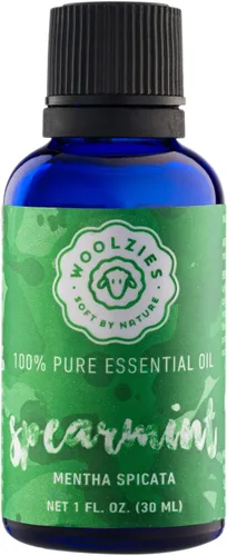 Vista 2 de Woolzies Aceite esencial de menta verde 100% puro y natural, 1 onza, promueve la digestión, promueve el estado de ánimo y la concentración