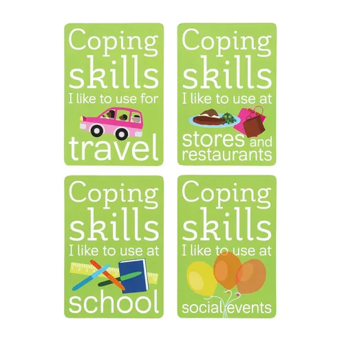 Vista 5 de Coping Skills for Kids Baraja de movimiento de tarjetas de señal (CSKCCMVT)