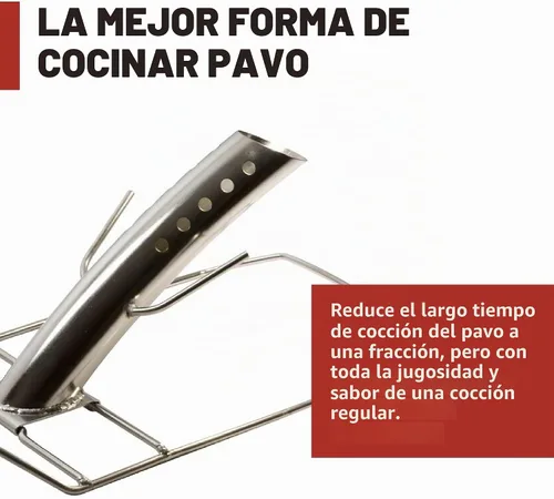 Vista 2 de Camp Chef, Sante Series soporte para asar pavo con infusionador para interior y exterior TKYC