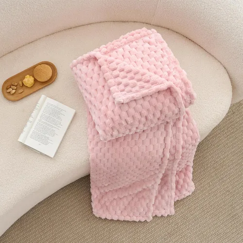 Vista 110 de BEDELITE Manta de forro polar para sofá y cama, manta decorativa de jacquard 3D de almendra, súper suave y acogedora, manta mullida cálida adecuada