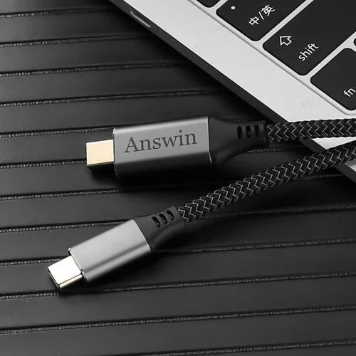 Vista 6 de USB C a Mini DisplayPort, cable de 6 pies 4K@60Hz Thunderbolt 3 a Mini Displayport compatible con iPhone 15/16/17 Serie, M1-M4 MacBook Pro, Surface