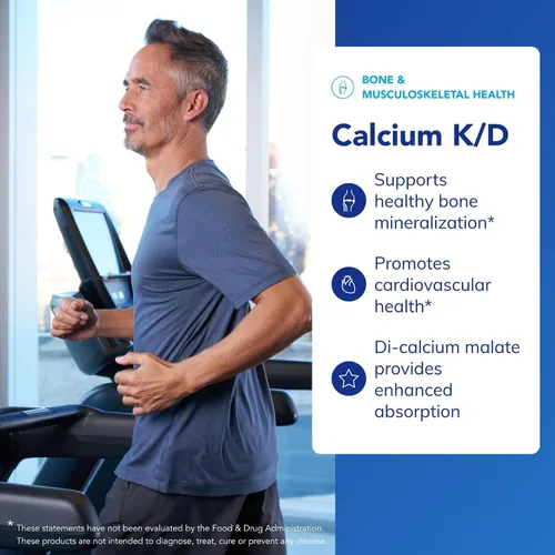 Vista 3 de Pure Encapsulations Calcio K/D Suplemento para la fuerza ósea, el sistema inmunológico, el colon y la salud cardiovascular* 180 cápsulas