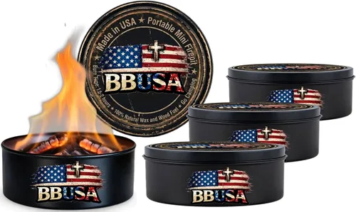 Vista 14 de Campfire in a Can - Made in USA - Portable Mini Fire Pit for Marshmallows & S’Mores - Hiking, Backpacking, Hunting, Fishing & Camping - Tactical