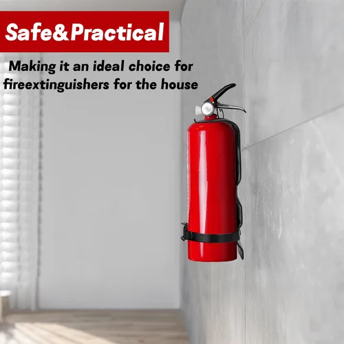 Vista 5 de Paquete de 2 soportes para extintor de incendios, soporte de pared para extintor de incendios de 2.5 libras, soporte de metal resistente