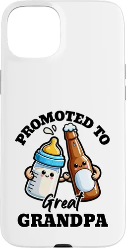Vista 9 de Great Grandpa to Be Promoted to Great Grandpa Est. 2026 2027 Case for iPhone 16
