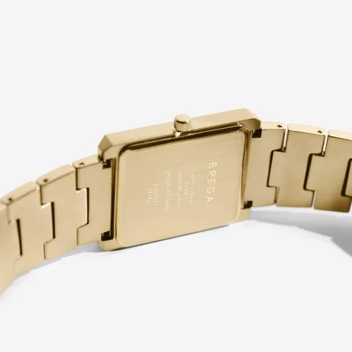 Vista 4 de Breda Reloj de pulsera de oro y metal Pulse para hombre 1024in Oro Movimiento de cuarzo