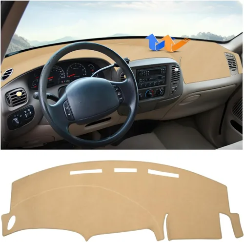 Vista 28 de Autorder - Tapete para cubierta de tablero de instrumentos para camioneta Ford F100/F150/F250/F350/Bronco Pickup Truck, 1973-1977 1978 1979