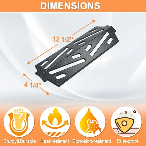Vista 4 de Deflectores de calor para piezas de parrilla Weber Genesis II, Weber Genesis II 410 y II LX 440 (2017 y más recientes), Genesis ii e-435, II E-410