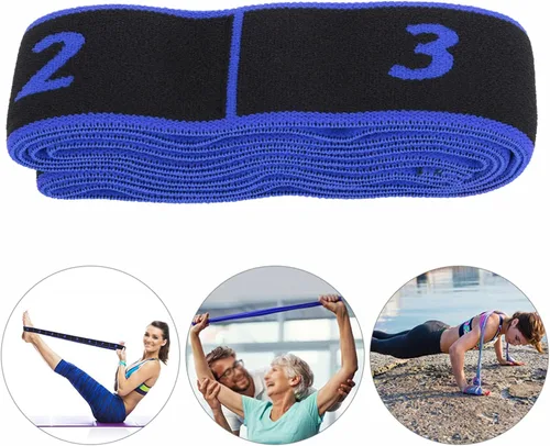 Vista 6 de Banda Elastica Pilates CVC Bandas Elasticas Fitness Fitness Banda Elástica Cinturón Ejercicio Accesorio Foring