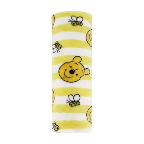 Vista 5 de Disney Paquete de 2 mantas de bebé para bebés y recién nacidos, manta de forro polar texturizado de felpa Winnie The Pooh, regalo unisex perfecto