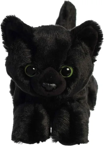 Vista 2 de Aurora® Adorable Mini Flopsie™ Twilight Cat™ Animal de peluche - Mini compañeros listos para aventuras juguetonas - para niños de todas las edades