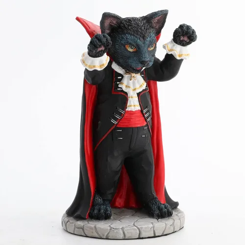 Vista 3 de Veronese Design Figura coleccionable de animales de resina Catcula Spooky Nosferatu de 5 pulgadas