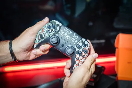 Vista 3 de MODDEDZONE Original Custom UN-Modded Wireless Game Controller compatible with Play-station 5 controllerPCcompatible with PS5 Controllerconsole