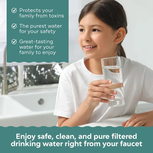 Vista 2 de Applied Membranes Inc. Sistema de filtro de agua de ósmosis inversa de 5 etapas, capacidad de 50 galones